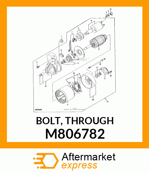 BOLT, THROUGH M806782