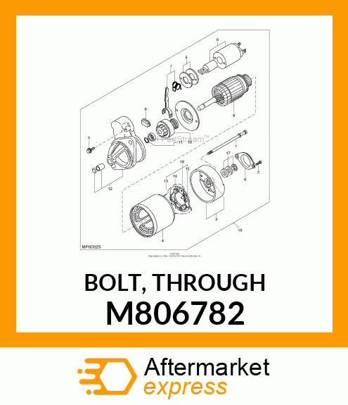 BOLT, THROUGH M806782