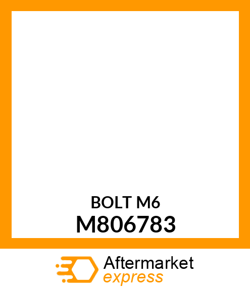 BOLT M6 M806783