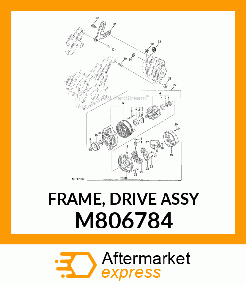 FRAME, FRAME, DRIVE ASSY M806784