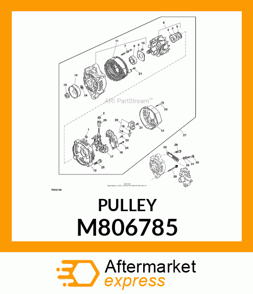 PULLEY, PULLEY M806785