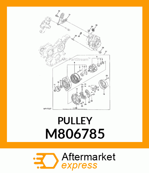 PULLEY, PULLEY M806785