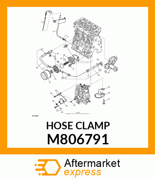 CLAMP, HOSE M806791