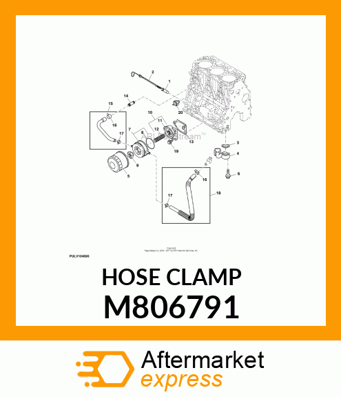 CLAMP, HOSE M806791