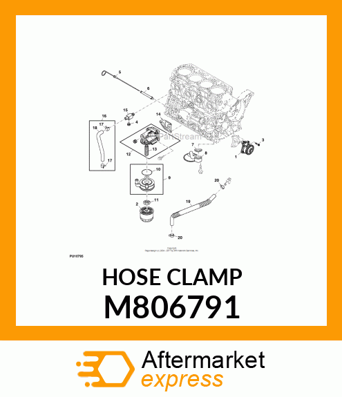 CLAMP, HOSE M806791