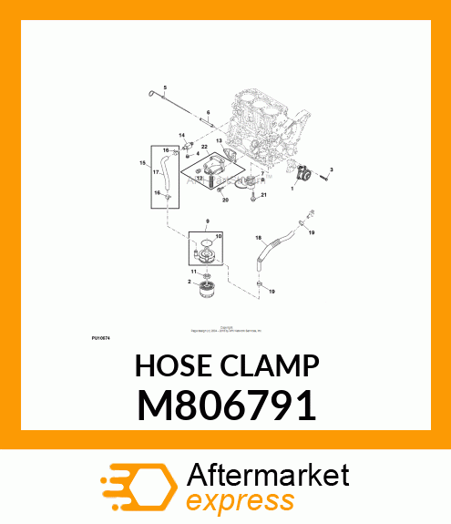 CLAMP, HOSE M806791