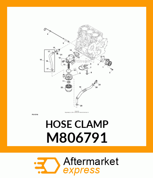 CLAMP, HOSE M806791