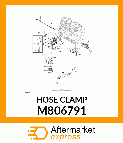 CLAMP, HOSE M806791