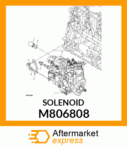 SOLENOID, FUEL CUT M806808