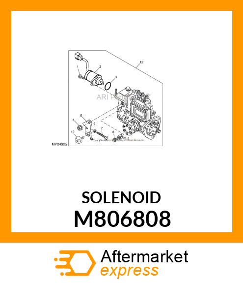 SOLENOID, FUEL CUT M806808