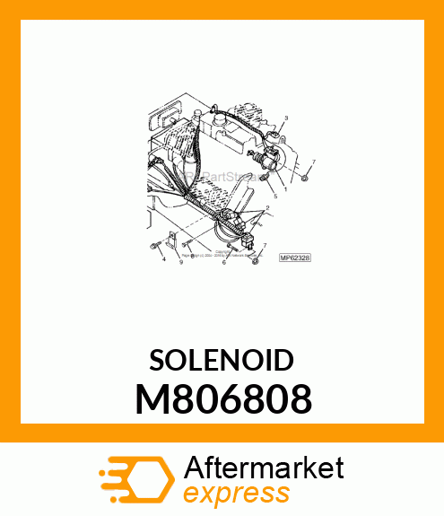 SOLENOID, FUEL CUT M806808