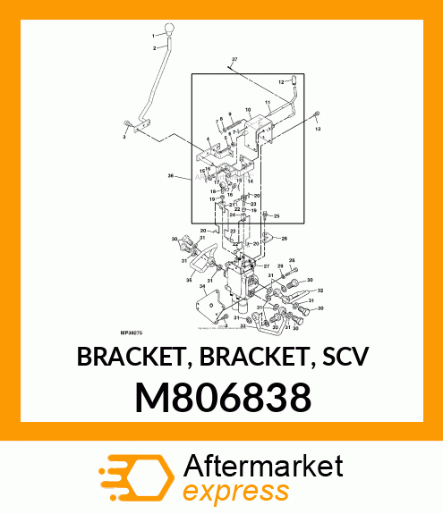 BRACKET, BRACKET, SCV M806838