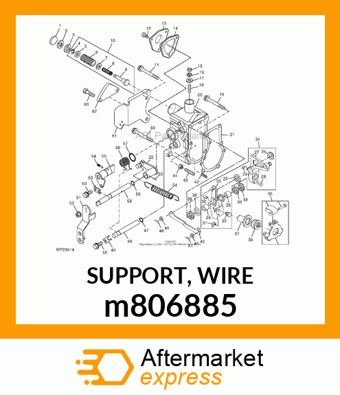 SUPPORT, WIRE m806885