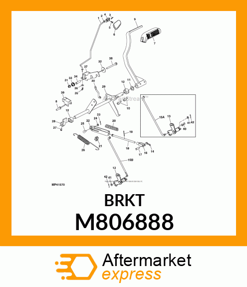 SHAFT, CAM LEVER M806888