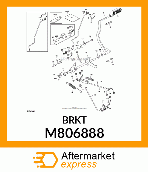 SHAFT, CAM LEVER M806888