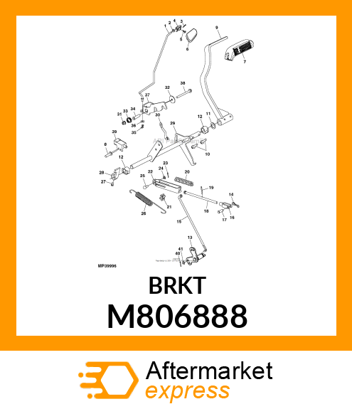 SHAFT, CAM LEVER M806888