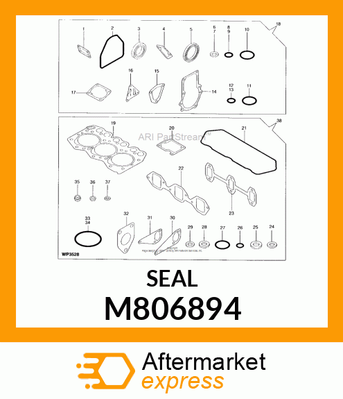 SEAL, OIL M806894