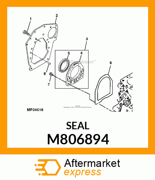 SEAL, OIL M806894