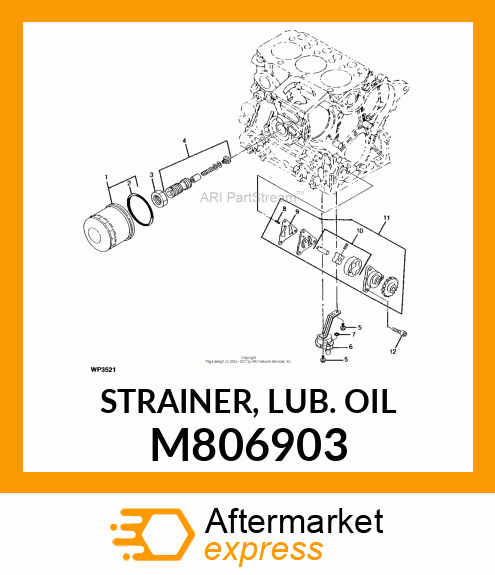 STRAINER, LUB. OIL M806903