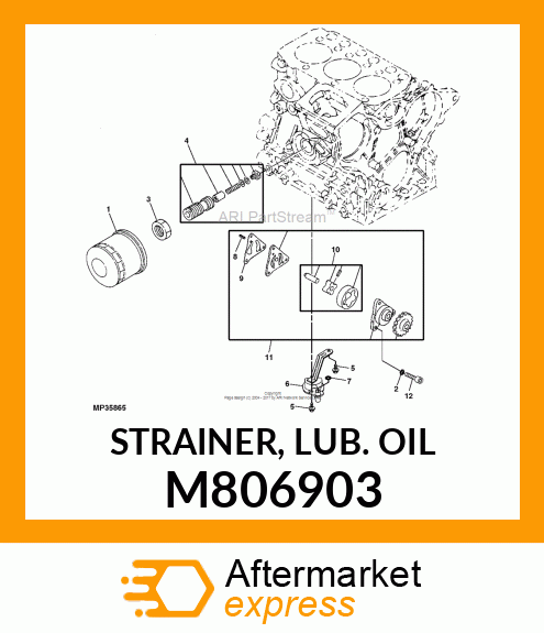 STRAINER, LUB. OIL M806903