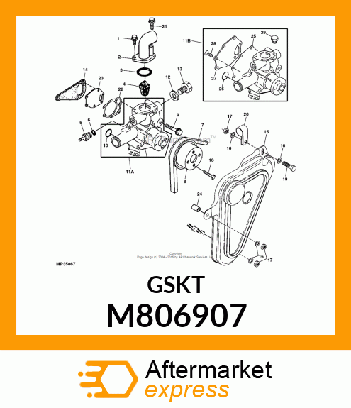 GASKET M806907