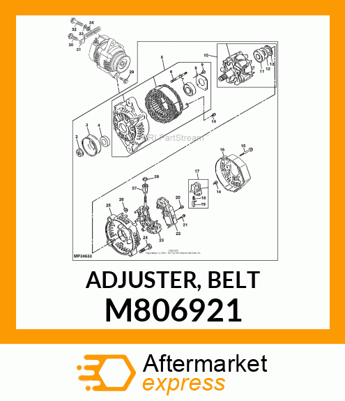 ADJUSTER, BELT M806921