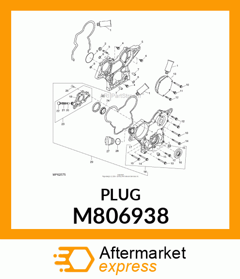 PLUG, PLUG R 3/8 M806938