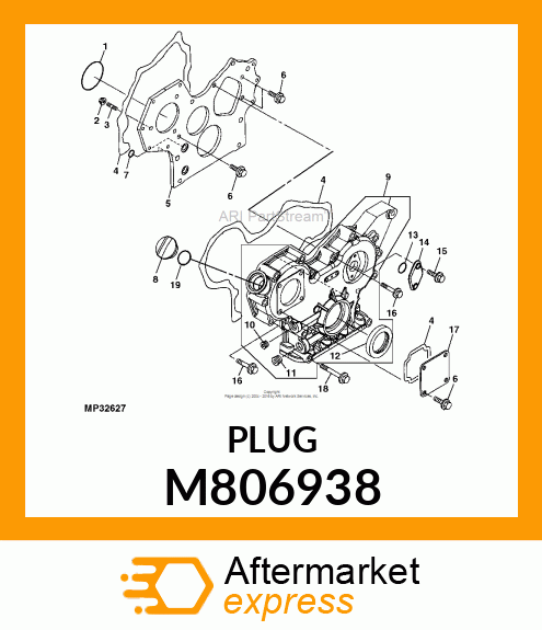 PLUG, PLUG R 3/8 M806938