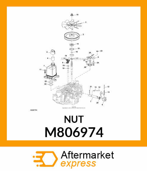 NUT, LOCK M10 M806974