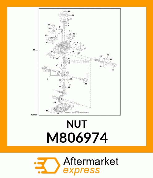 NUT, LOCK M10 M806974