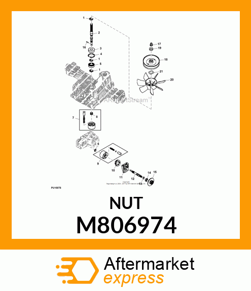 NUT, LOCK M10 M806974