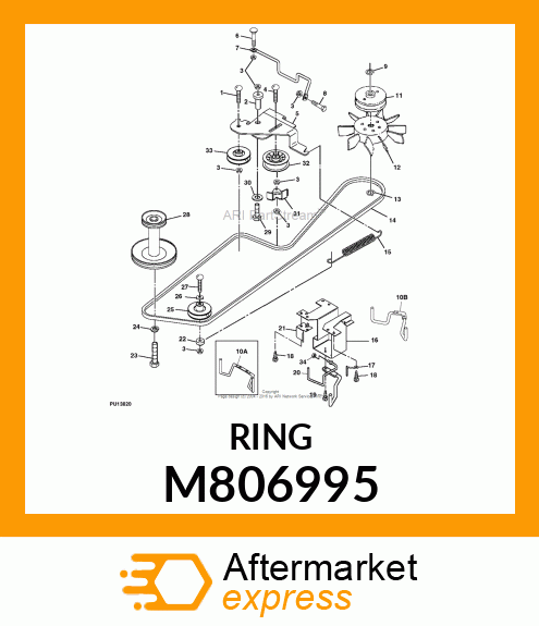 SNAP RING, RING,RETAINING M806995