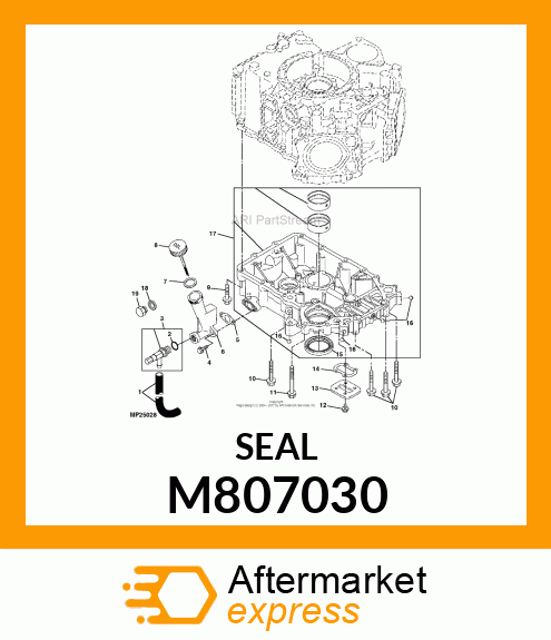 SEAL, OIL M807030