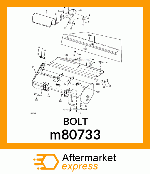 BOLT, SHEAR m80733