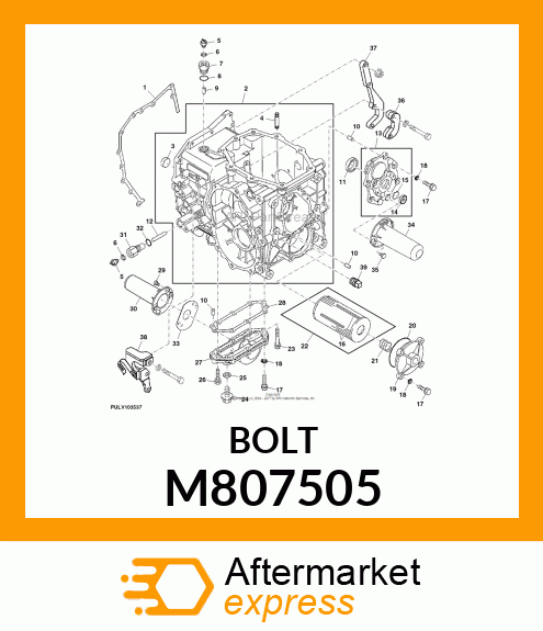 BOLT, BOLT, 12 X 12 M807505