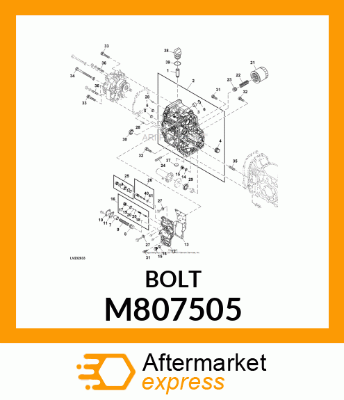 BOLT, BOLT, 12 X 12 M807505