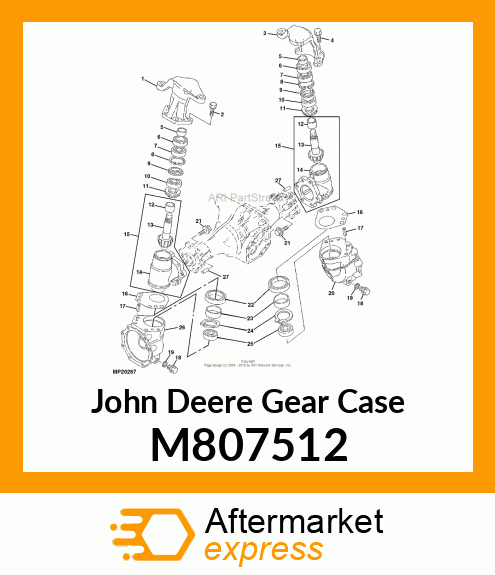 CASE, LH FINAL GEAR M807512