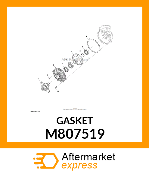 GASKET, GASKET M807519