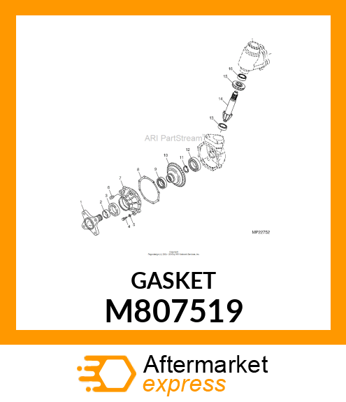 GASKET, GASKET M807519