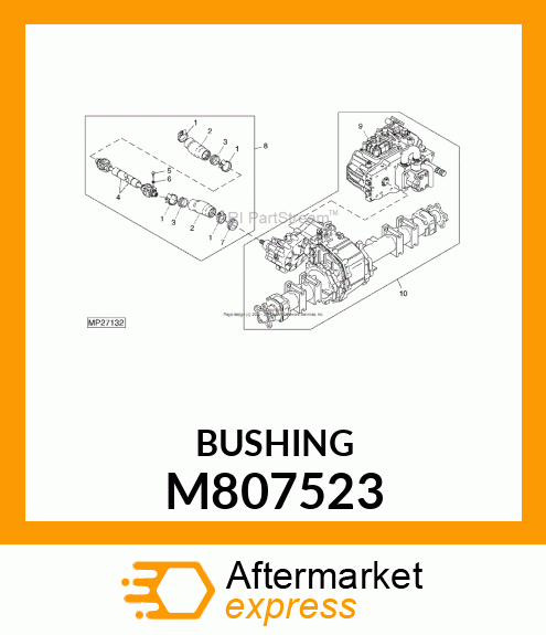 BUSHING, COLLAR M807523