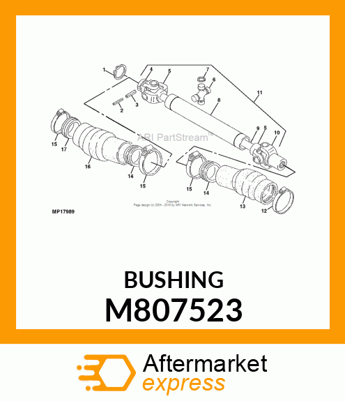 BUSHING, COLLAR M807523