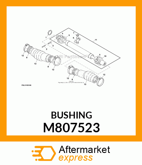 BUSHING, COLLAR M807523