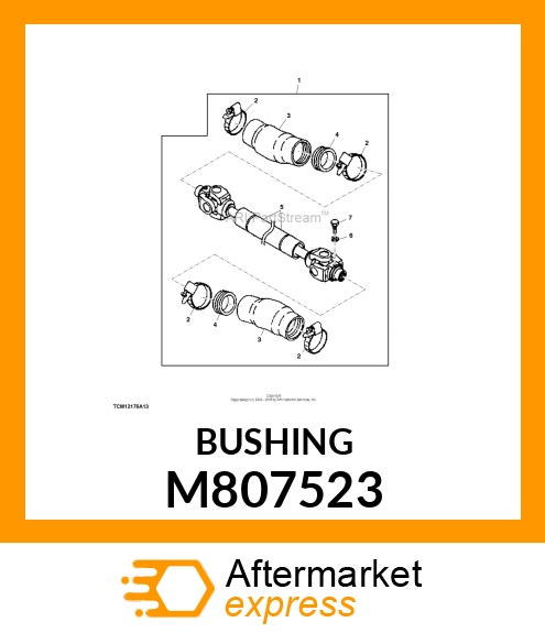 BUSHING, COLLAR M807523