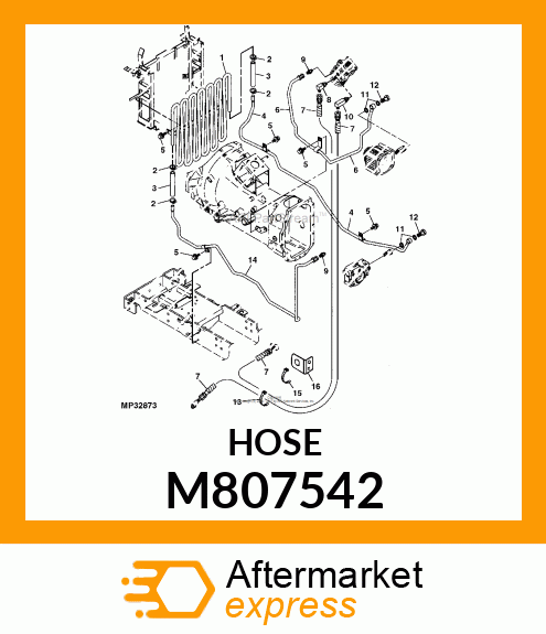 HOSE, COOLER M807542