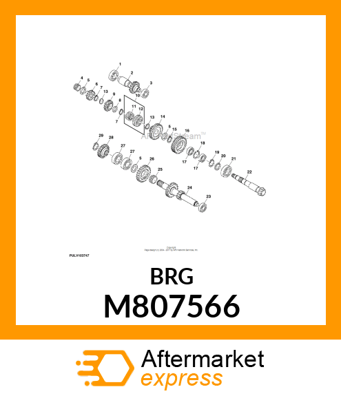 BEARING, BEARING M807566