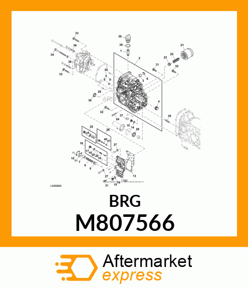 BEARING, BEARING M807566