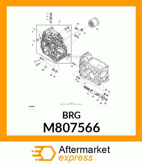 BEARING, BEARING M807566