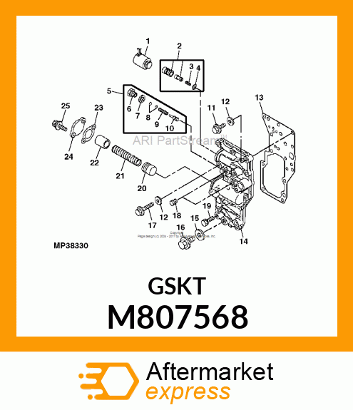 GASKET, SIDE COVER M807568