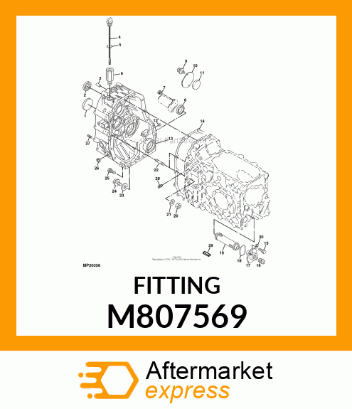 FITTING, OIL FILL M807569