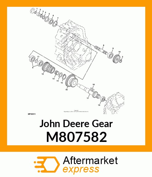 GEAR, 25T M807582